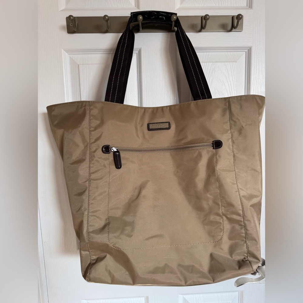 Studio Liz Claiborne Large Tan Tote Bag